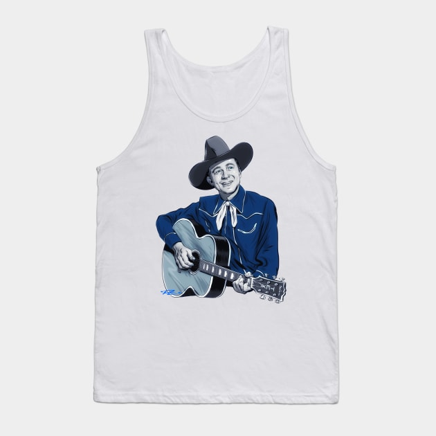 Tex Ritter - An illustration by Paul Cemmick Tank Top by PLAYDIGITAL2020
